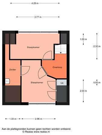 Floorplan - de Savornin Lohmanstraat 17, 3752 AT Bunschoten-Spakenburg